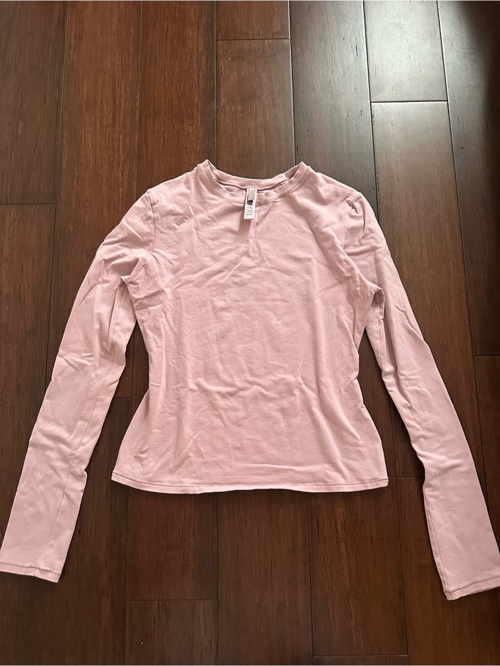 Skims cotton jersey long sleeve dusk